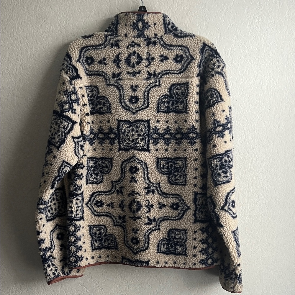 Bdg Beige And Navy Patterned Jacket - image 8